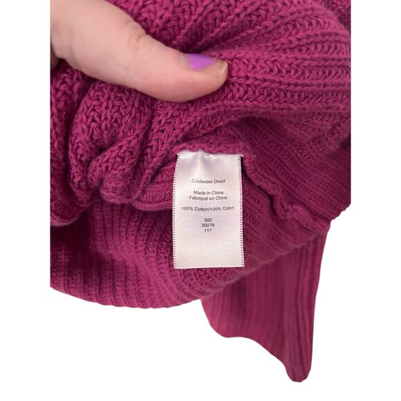 Coldwater Creek Full Zip Long Sleeve Knit Cardigan Sweater Size XL With Pockets - Picture 4 of 5